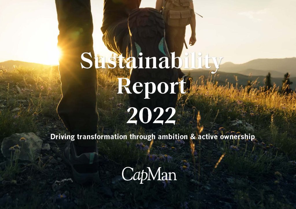 CapMan’s Sustainability Report for 2022 is published – focus on transition towards a long-term sustainable society