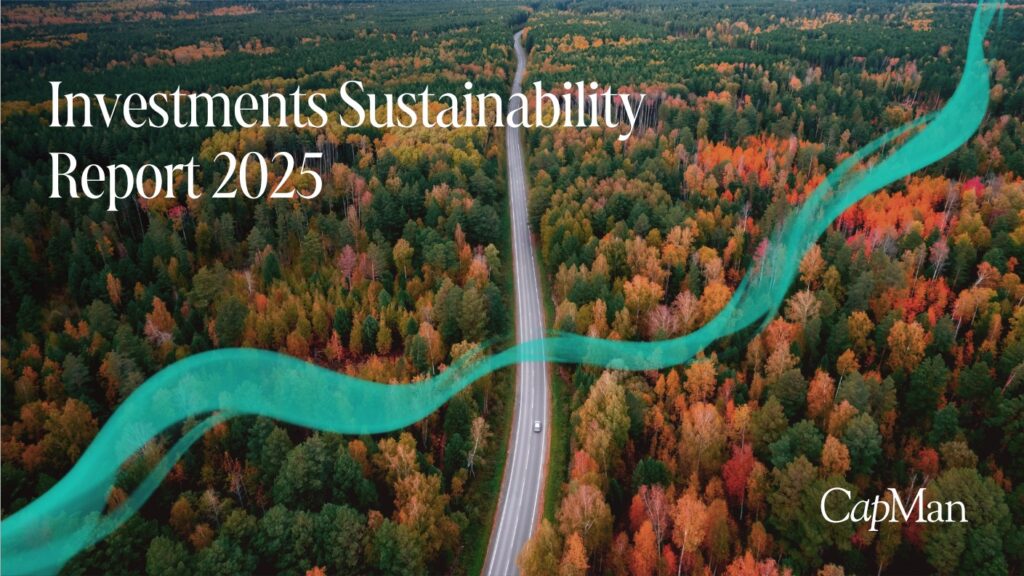CapMan’s Investments Sustainability Report for 2025 is published, detailing how we make sustainability happen